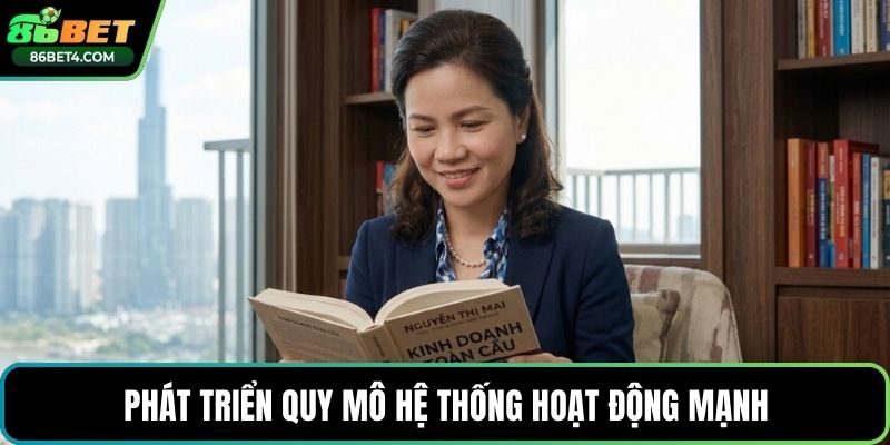Phát triển quy mô hệ thống hoạt động mạnh